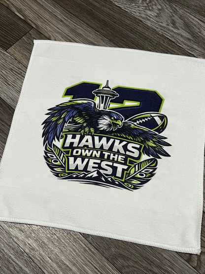 Rally Towel HAWKS OWN THE WEST