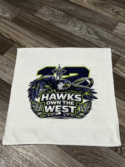 Rally Towel HAWKS OWN THE WEST
