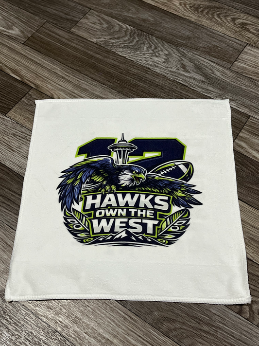 Rally Towel HAWKS OWN THE WEST