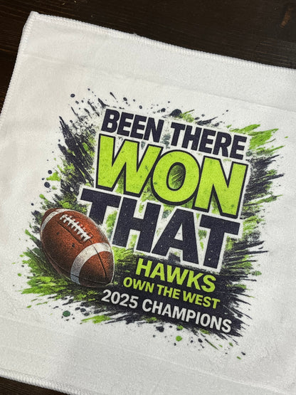 HAWKS OWN THE WEST Rally Towel