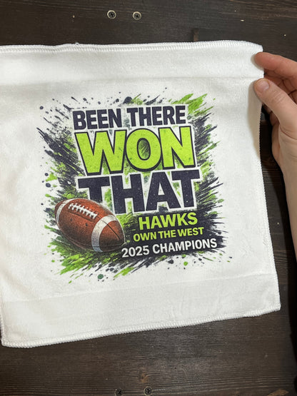 HAWKS OWN THE WEST Rally Towel