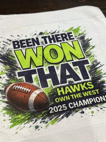 HAWKS OWN THE WEST Rally Towel
