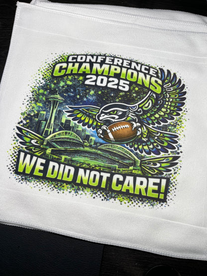 WE DID NOT CARE! Rally Towel