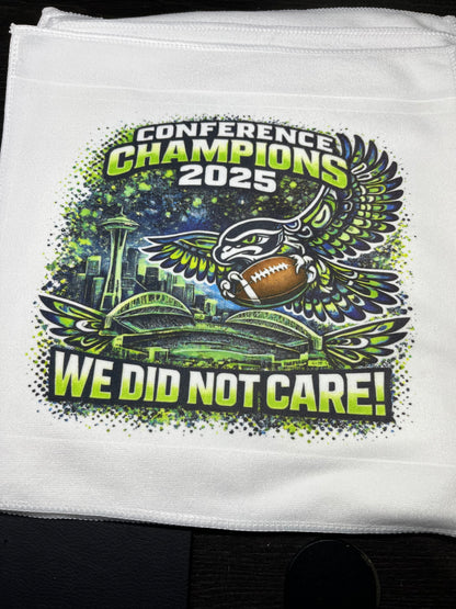 WE DID NOT CARE! Rally Towel