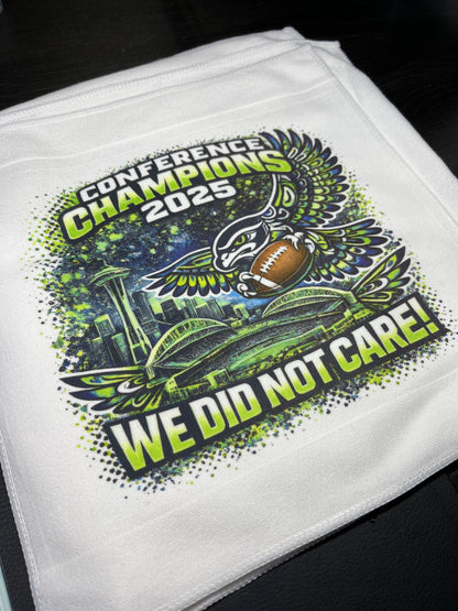 WE DID NOT CARE! Rally Towel